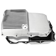 Heavy Duty Cast Aluminum Transmission Oil Pan Compatible with Dodge Charger