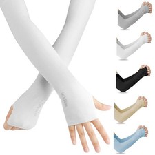 Stretchy Cooling Arm Sleeves Cover UV Sun Protection Sports Outdoor Men Women US