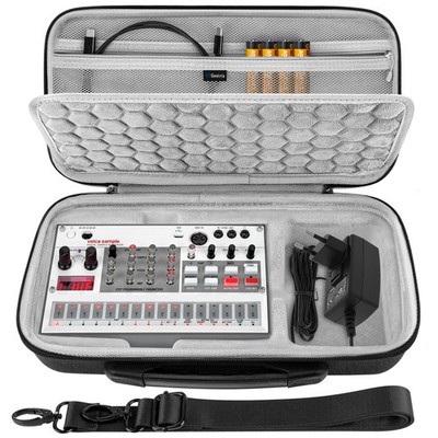 GEEKRIA Hard Shell Travel Case Compatible with Korg Volca Drum/Volca Keys/Vol...