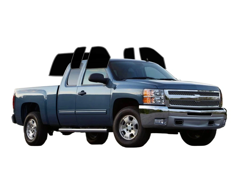 PreCut 2Ply Window Tint Film Kit For ALL Chevrolet Silverado 2500 Extended Cab - Image 2 of 4