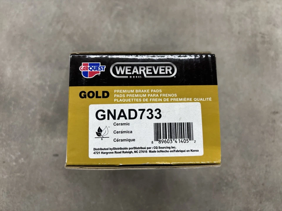 Juego de pastillas de freno de disco trasero GNAD733 para Mitsubishi Montero Sport 1997-2004 Foto 2 de 3