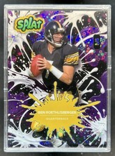 2025 Wild Card Splat Ben Roethlisberger White Purple Disco #5/6 Steelers