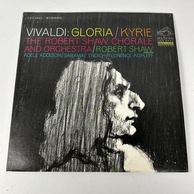 Vivaldi Gloria Kyrie ROBERT SHAW LP Record 1966 RCA Red Seal Classical VINYL