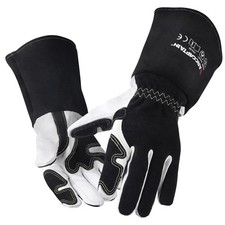 Gants de soudage Cuir de chèvre de haute qualité, dextérité, confort et...