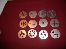 Mirro Cookie Pastry Press Replacement Parts Aluminum 12 Discs as shown