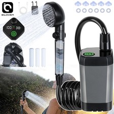 Outdoor Camping Shower Rechargeable Portable Camp Pump for Hiking Travel Beach