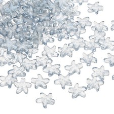 60 Pcs Ocean Animal Starfish Beads Bracelet Necklace Making, Gray