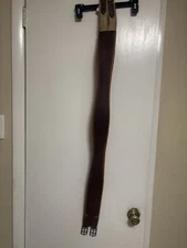 50" Brown Padded Contour Two Tone English Leather Girth Show