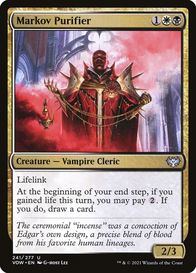 MTG Magic the Gathering Markov Purifier (241/596) Innistrad Crimson Vow LP