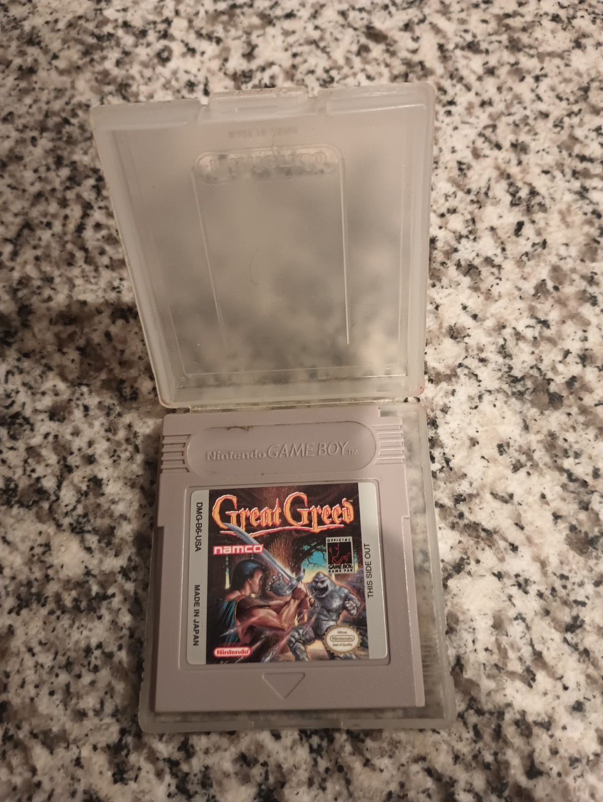 (RI4) Great Greed Game Boy Nintendo Game Cartridge Authentic