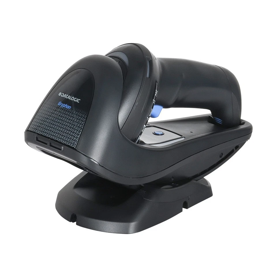 Datalogic GM4500 Wireless Bluetooth Barcode Scanner 2D QR 1D Bar Code w/ Cradle - Image 2 of 4