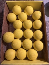 Lot Of 18 New Yellow Velocity Lacrosse Balls