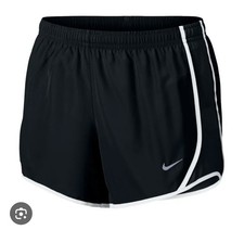 Nike Shorts Girls Small Black Tempo Running Dri-Fit Training Youth Big Kids