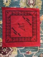 Vtg Pioneer Day 1993 Red Bandana Deadstock NWOT Mormonism BYU Brigham Young