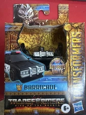 Transformers Rise of The Beasts Barricade Action Figure, 3 inch,