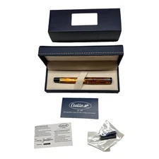 Conklin Duragraph Fountain Pen Amber Medium Nib – New in Box