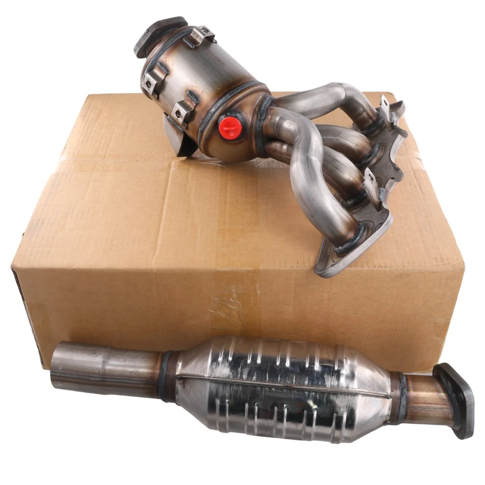 2x Front Rear Catalytic Converter For 2012-2017 Hyundai Accent 1.6L Foto 2 de 4