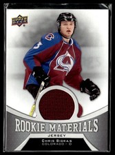 2016-17 Upper Deck Rookie Materials Chris Bigras Colorado Avalanche #RM-BR