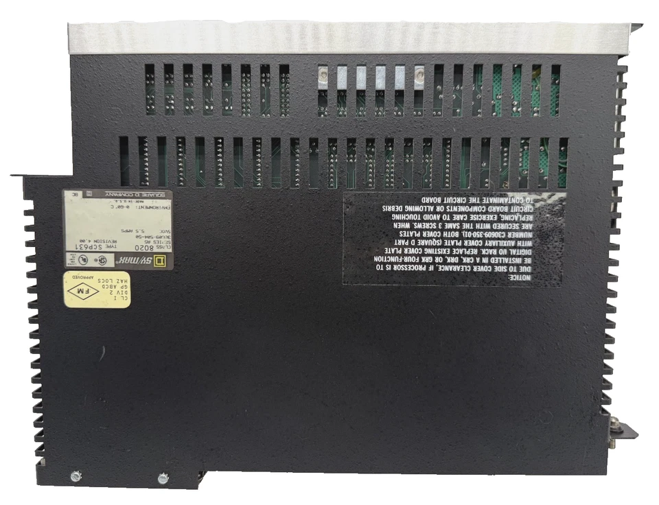 Square D 30609-504-50 SY/MAX 600 Processor Class 8020 SCP631 /A5 5VDC 5.5AMPS - Image 4 of 4