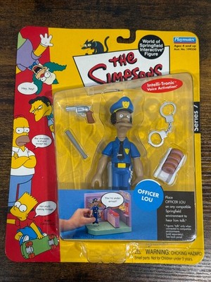 The Simpsons World of Springfield Interactive Figure Officer Lou