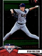 2019 Panini Stars & Stripes #52 Ryan Rolison Longevity Base Retail RED