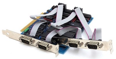 Sealevel ISA 4-Port RS-422/485 Serial Interface Board w/ Expansion Cable+Bracket