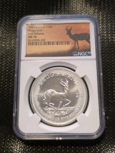 2024 South Africa S1KR Krugerrand MS70 Coin NGC Certified