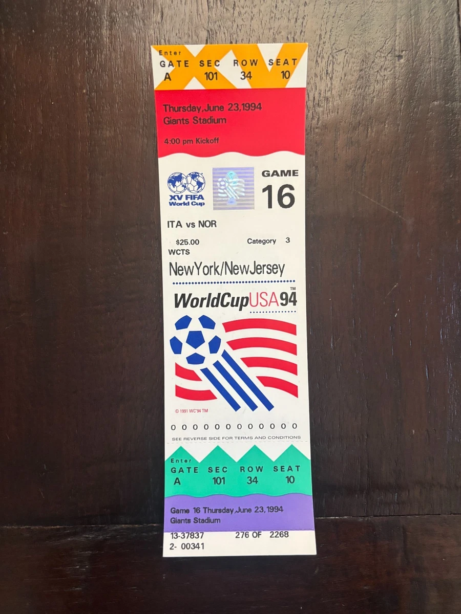 Soccer Original Vintage Sports Ticket Stubs for sale | eBay