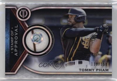 2021 Topps Tribute Stamp of Approval Relics 119/150 Tommy Pham #SOA-TP 0jd0