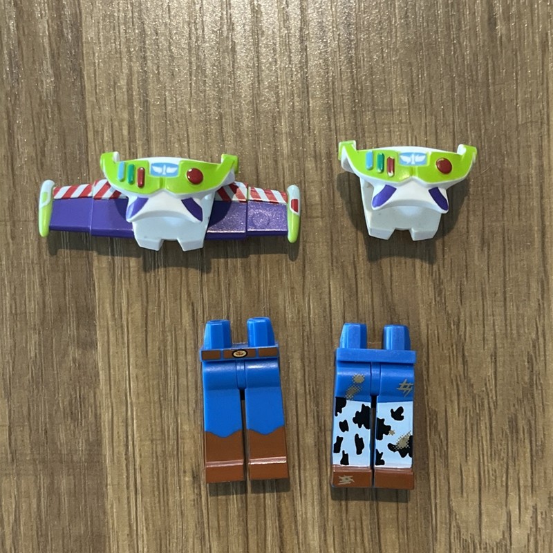 WOODY JESSIE BUZZ MINIFIG Toy Story Disney Pixar 7596 7594 7590 Parts Legs Piece