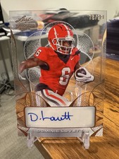 Dominic Lovett 2024 Leaf Trinity Football Clear Prospect RC Auto #/99 🔥📈