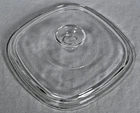 Vintage Pyrex A 9 C Square Glass Lid for Corning Ware Casseroles 8-3/4"