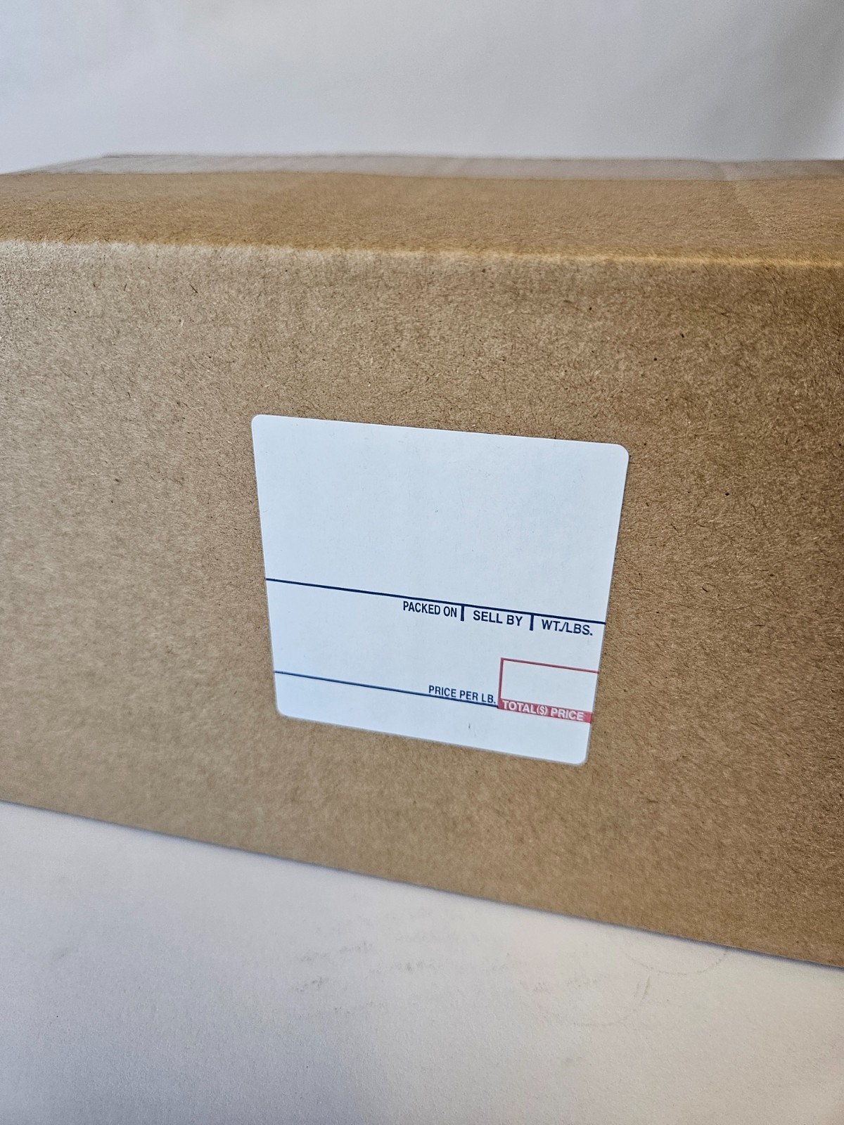 CAS LST-8020 Scale Label, 58 x 60 mm, UPC/Ingredients 12 rolls of 500 labels