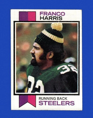 1973 Topps Set-Break # 89 Franco Harris RC VG-VGEX (crease) *GMCARDS*