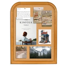 Cork Board for Walls, 23.6x17.7 inches Bulletin Board with Frame, Decorative ...