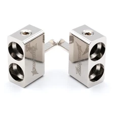 ILL Customz Dual 1/0 AWG to 4 Gauge Offset Amp Input Reducers Pair…