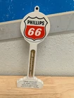 VINTAGE THERMOMETER PHILLIPS 66 GAS OIL 7 INCH SIGN POLE LOLLIPOP ROYALTON