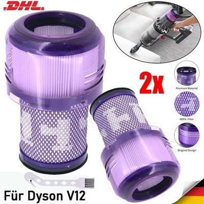 2x Ersatz Hepa-Filter für Dyson V12 Detect Slim Absolute Total Clean Staubsauger