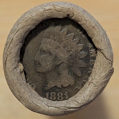 OLD BANK ROLL~UNSEARCHED~I.H. ENDS 1881-Better Date-G & 1891-VG