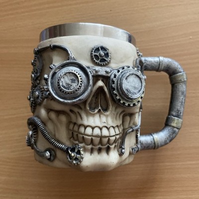 Steampunk Kran Krug 15 cm H 11 cm T 8 cm
