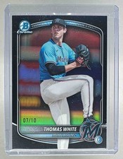 Thomas White 2025 Bowman Chrome Draft #BDC-26 Black Refractor 7/10