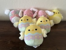 Lot Of 7 Easter Squishmallows 5  All With Tags