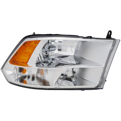 Headlight For 11-12 Ram 1500 2010 Dodge Ram 2500 Right Dual Beam with Quad Lamps