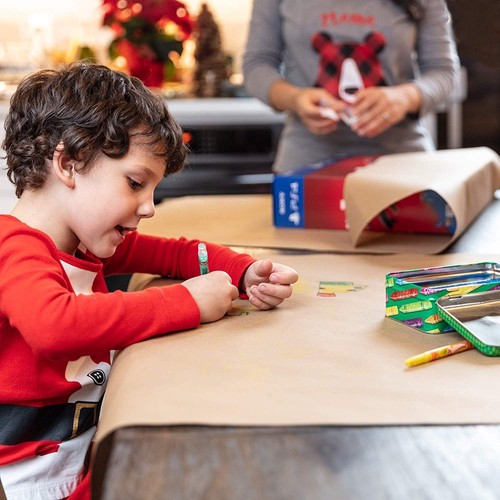 Hágalo usted mismo Crew 150' rollo de papel kraft marrón para envolver regalos y manualidades - Imagen 8 de 8