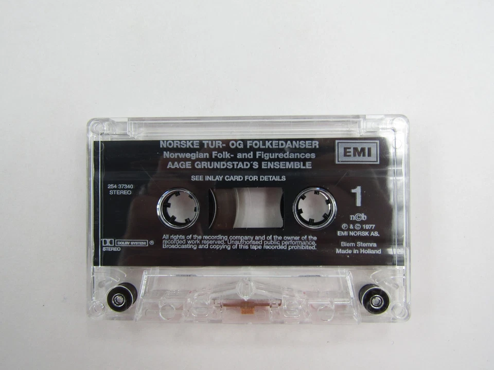 Music From Norway Norske Norwegian Folk & Figuredances Aage Grundstads Cassette - Image 4 of 4