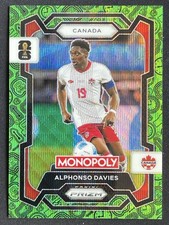 Alphonso Davies 2026 Monopoly Prizm Fifa World Cup Four Corners Green Wave #78