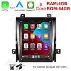 9.7” Android 15 Carplay Car GPS Radio Stereo FM For 2007-2014 Cadillac Escalade