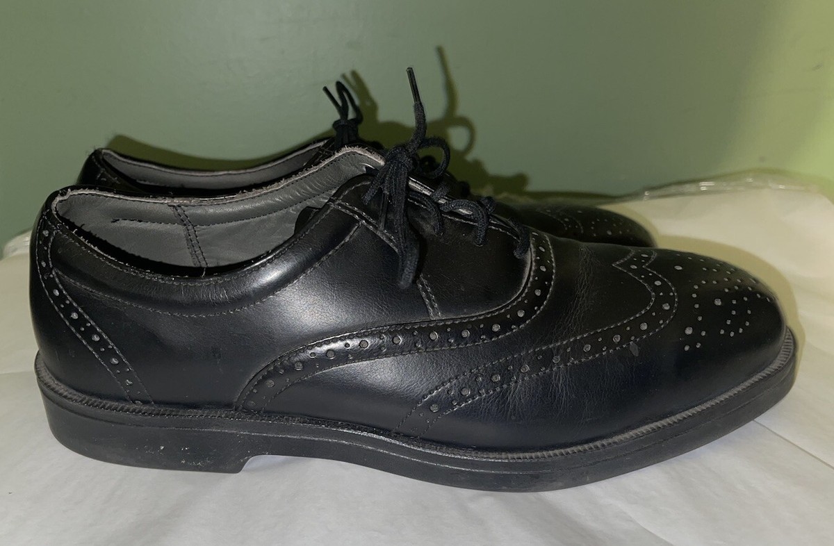 レッドウイング Red Wing 8701 Black Leather Steel Toe Safety Wingtip Oxfords