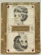 Gold size 9'' Vintage Nylon Flat Knit Stockings Seam Free 1 pair or more 30D