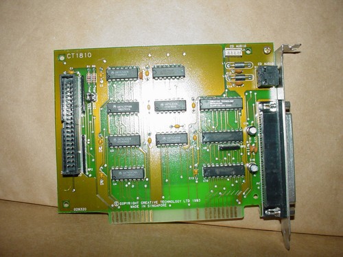 VINTAGE CREATIVE LABS ISA SLOT CD-ROM INTERFACE CARD CT1810 - Picture 1 of 6